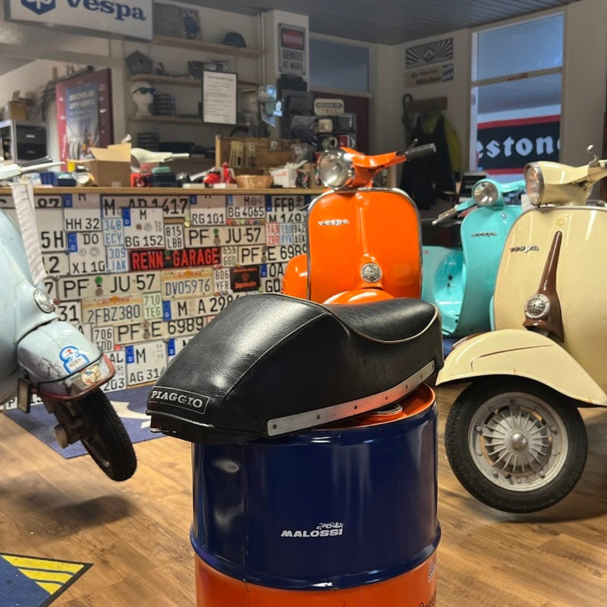 Vespa Sattel schwarz Weltmann
