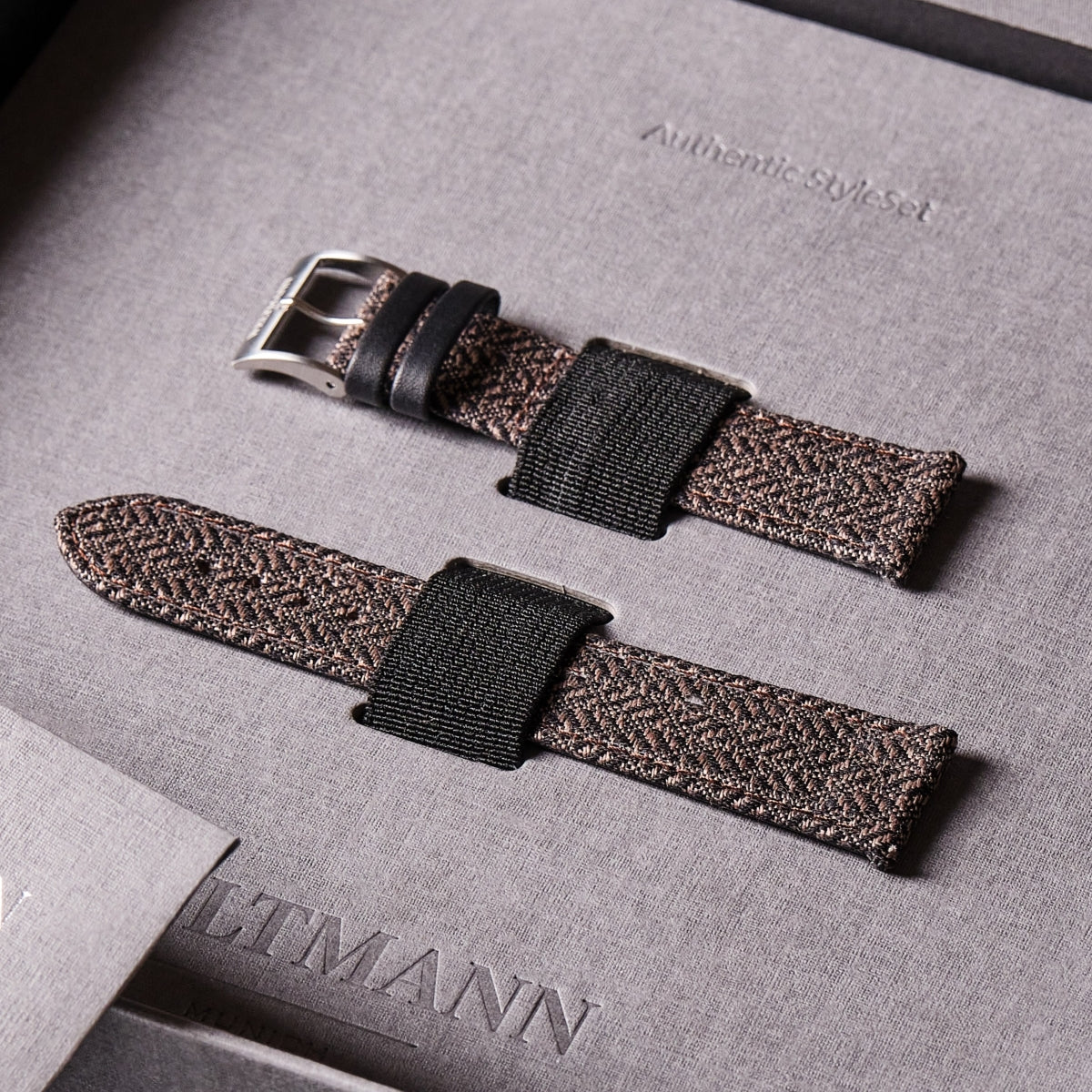 Herringbone watch band