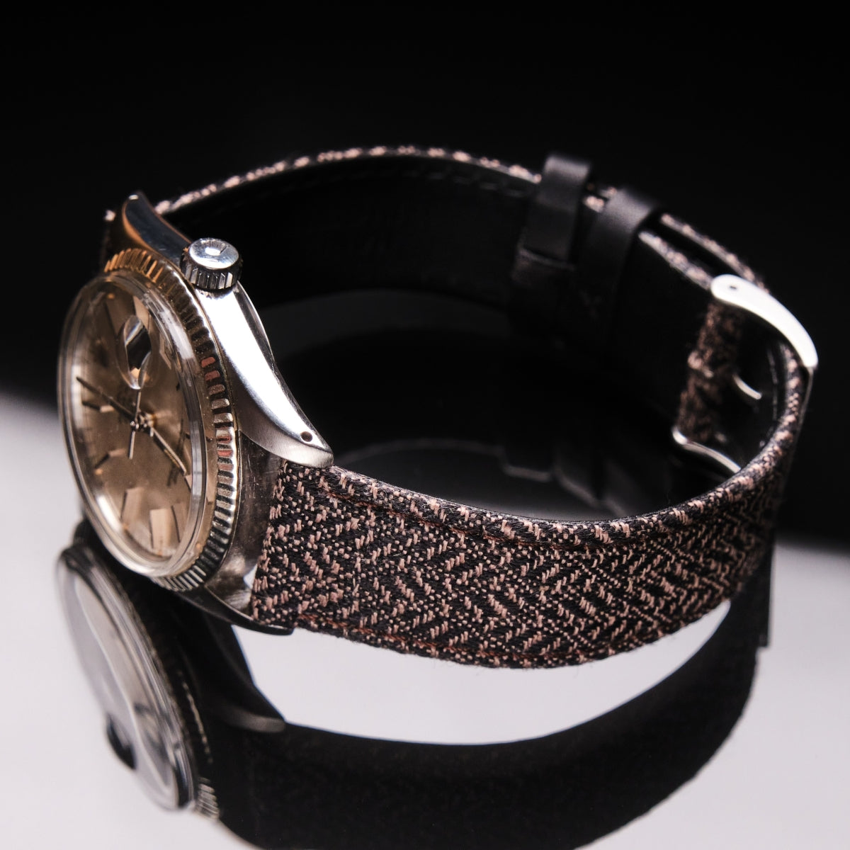 Fine Watch strap Herringbone