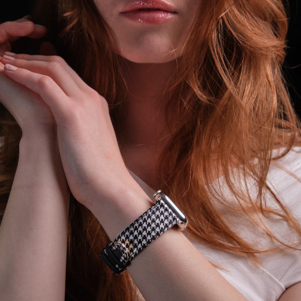 houndstooth WELTMANN Seide