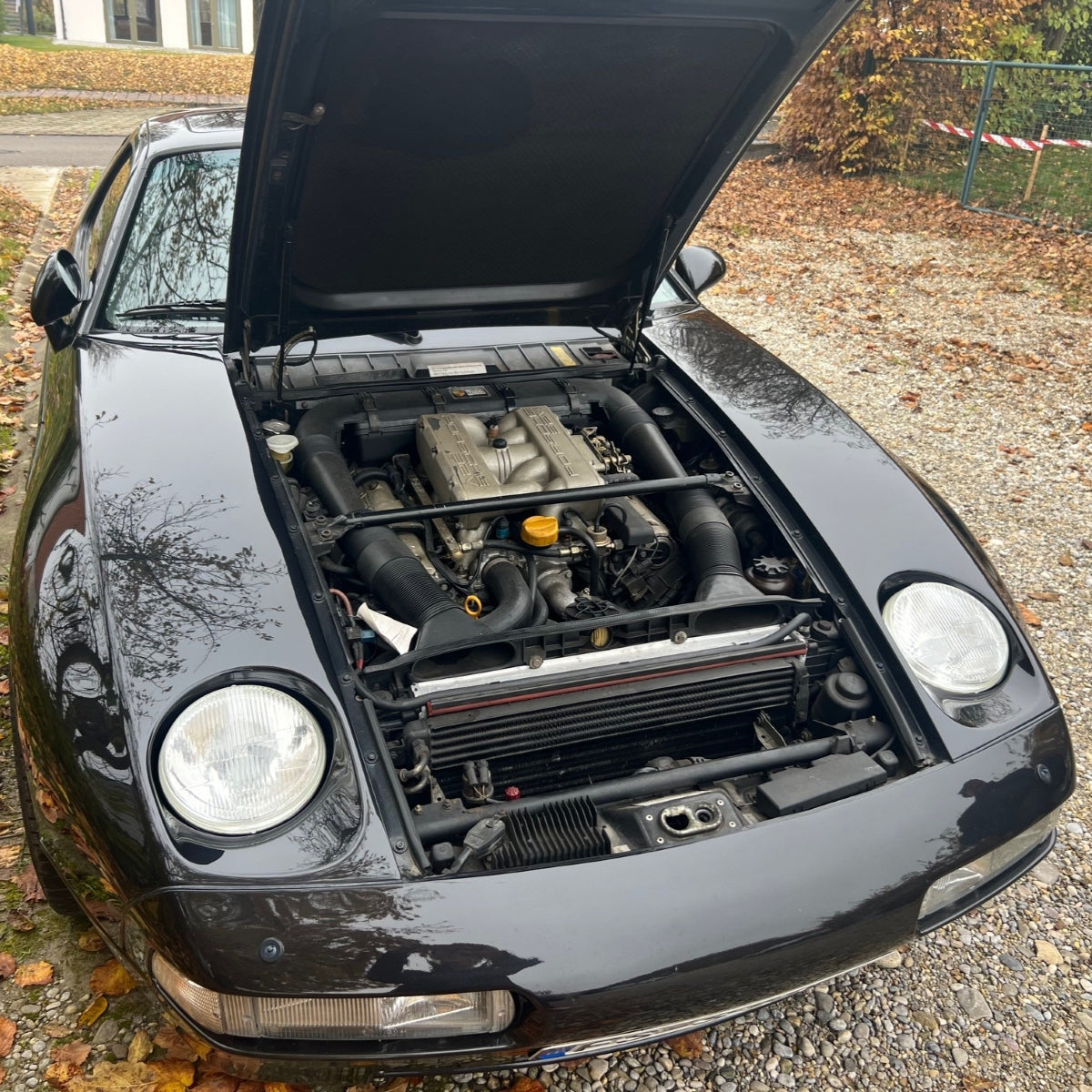 Keyring & Lucky Charm | Genuine 925 Sterling | Upcycled Porsche 928 | Limited