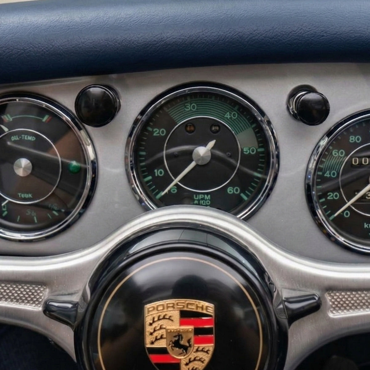 Keyring & Lucky Charm | Genuine 925 Sterling | Upcycled Porsche 356 | Limited