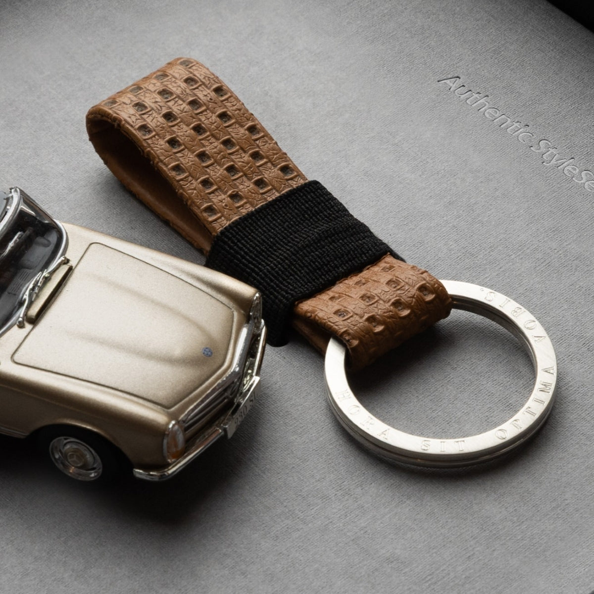 Glücksbringer & Schlüsselring | 925 Sterling Silber | Upcycled Mercedes Pagode | Limitiert auf 19 Stück