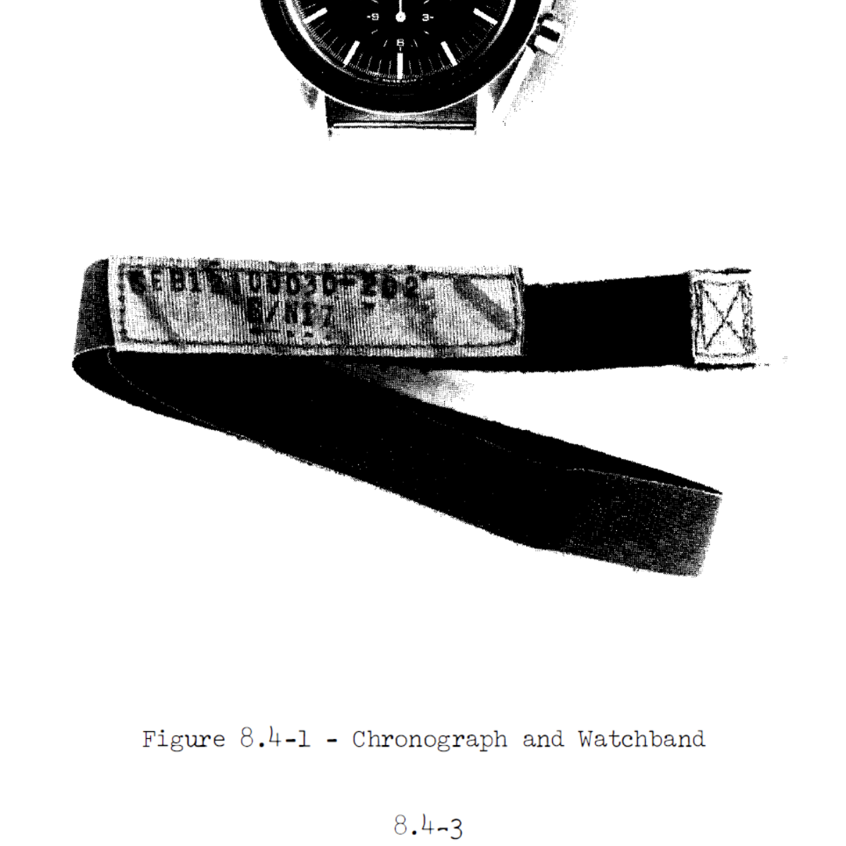historical NASA strap