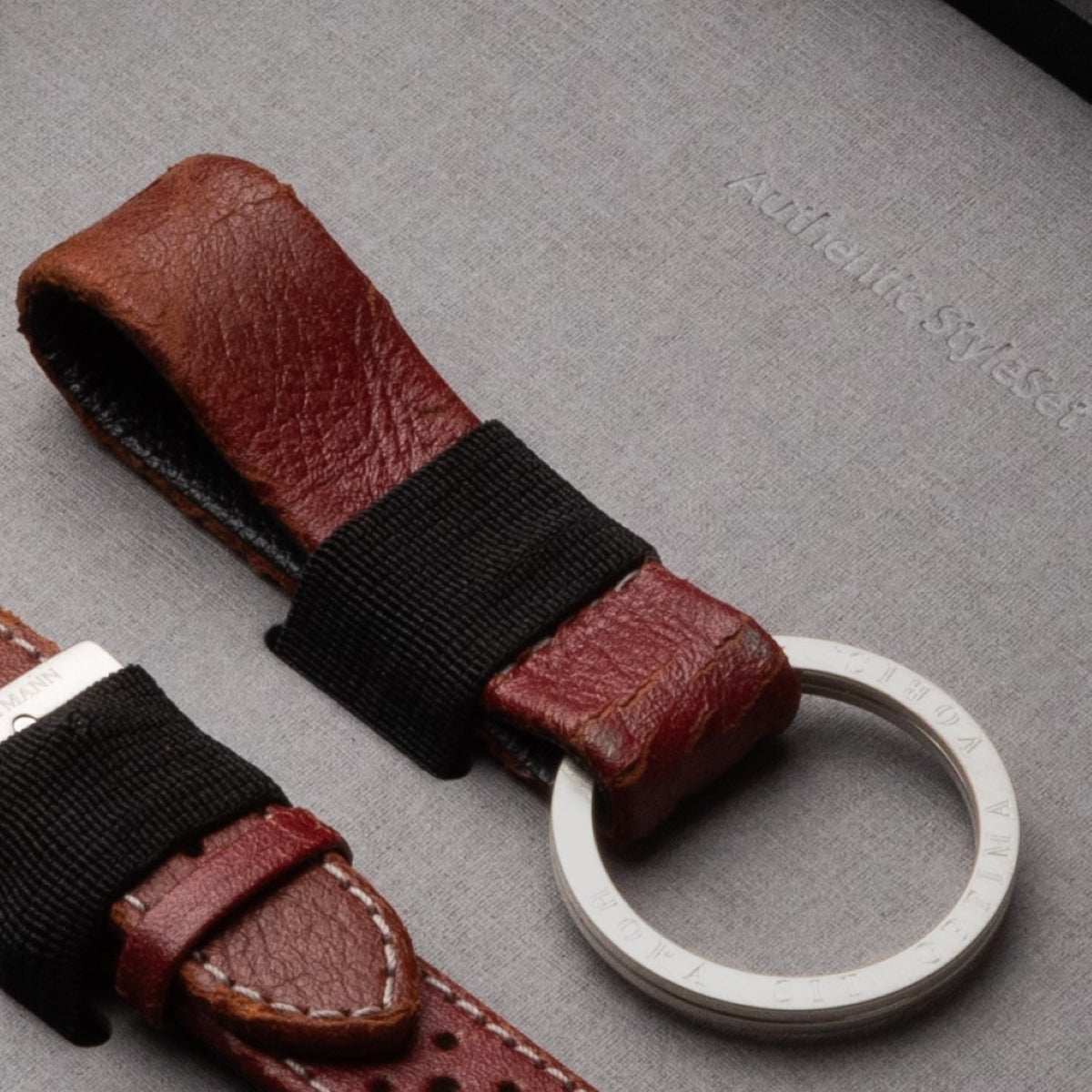 Keyring Aston Martin interieur leather