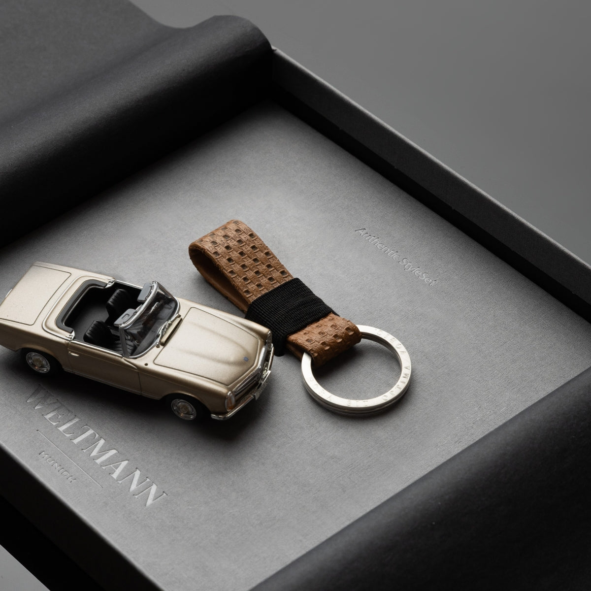Keyring & Lucky Charm | Genuine 925 Sterling | Upcycled Mercedes Pagoda | 19 pieces only