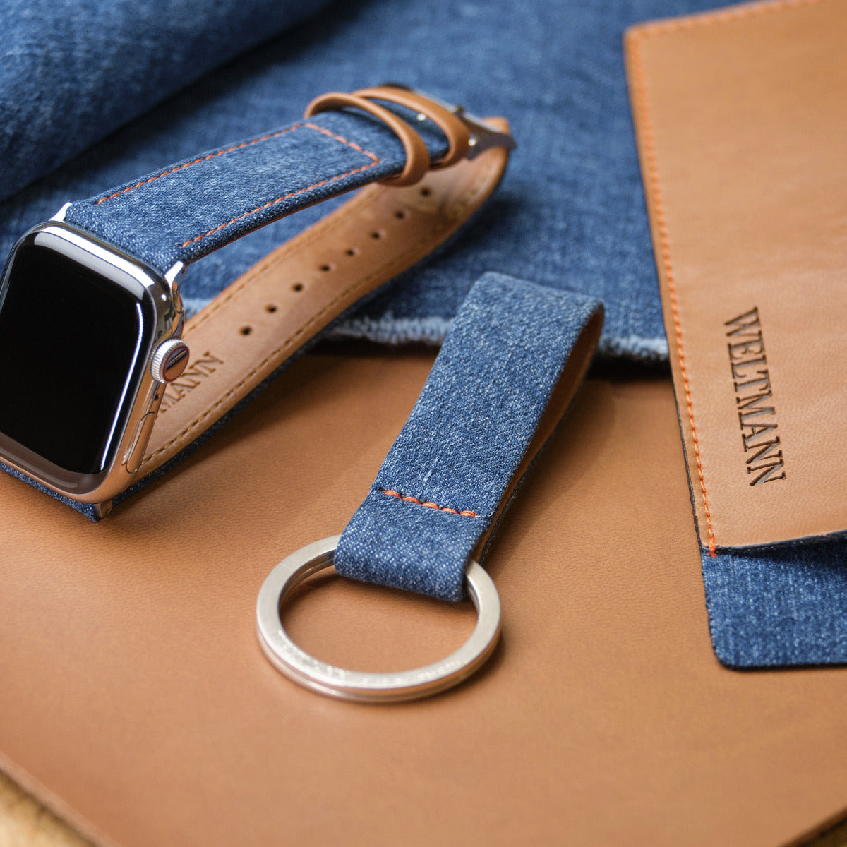 StyleSet | Apple Watch | Upcycled Denim X vegan AppleSkin