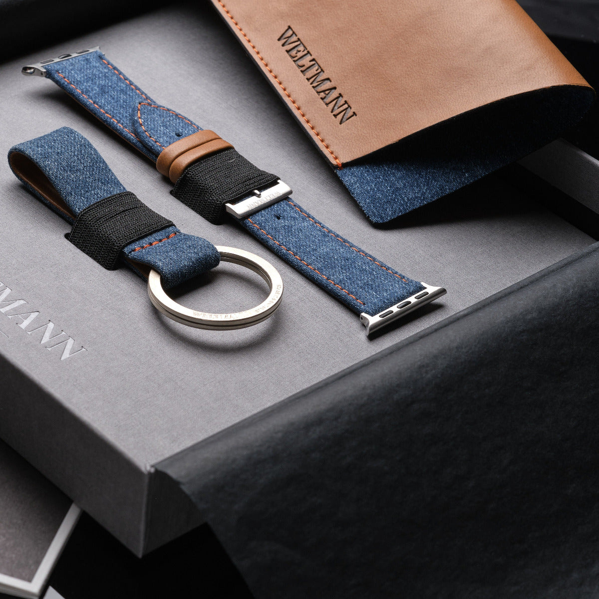weltmann denim set for Apple Watch