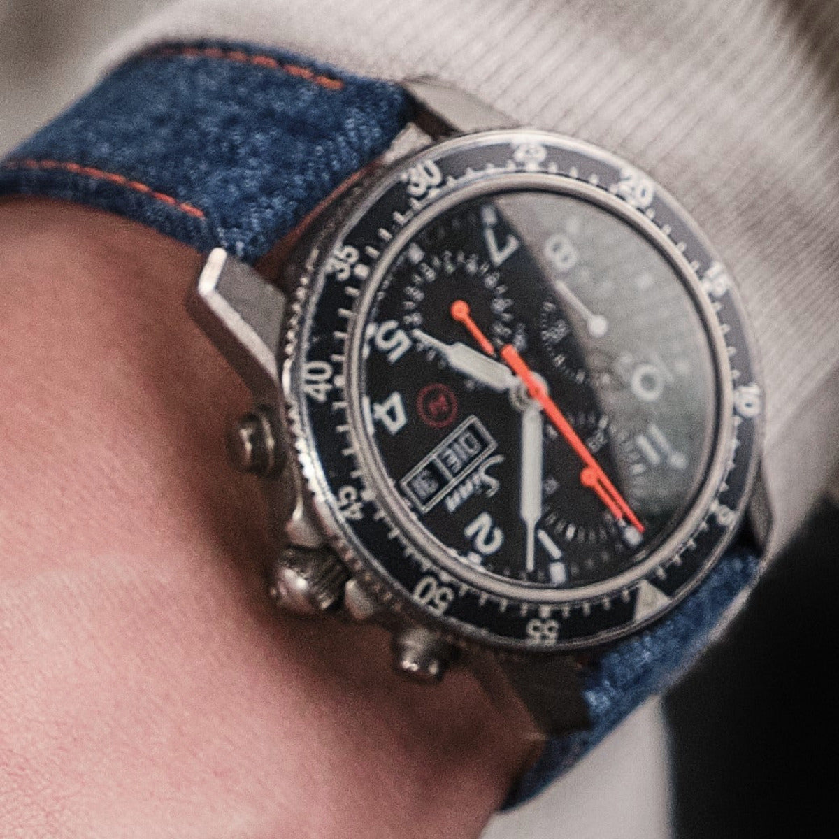 denim strap weltmann