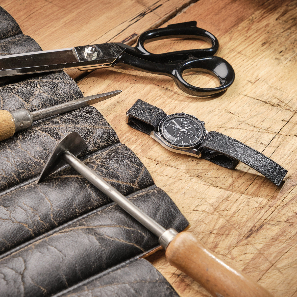 spacepilot strap with citroen DS leather