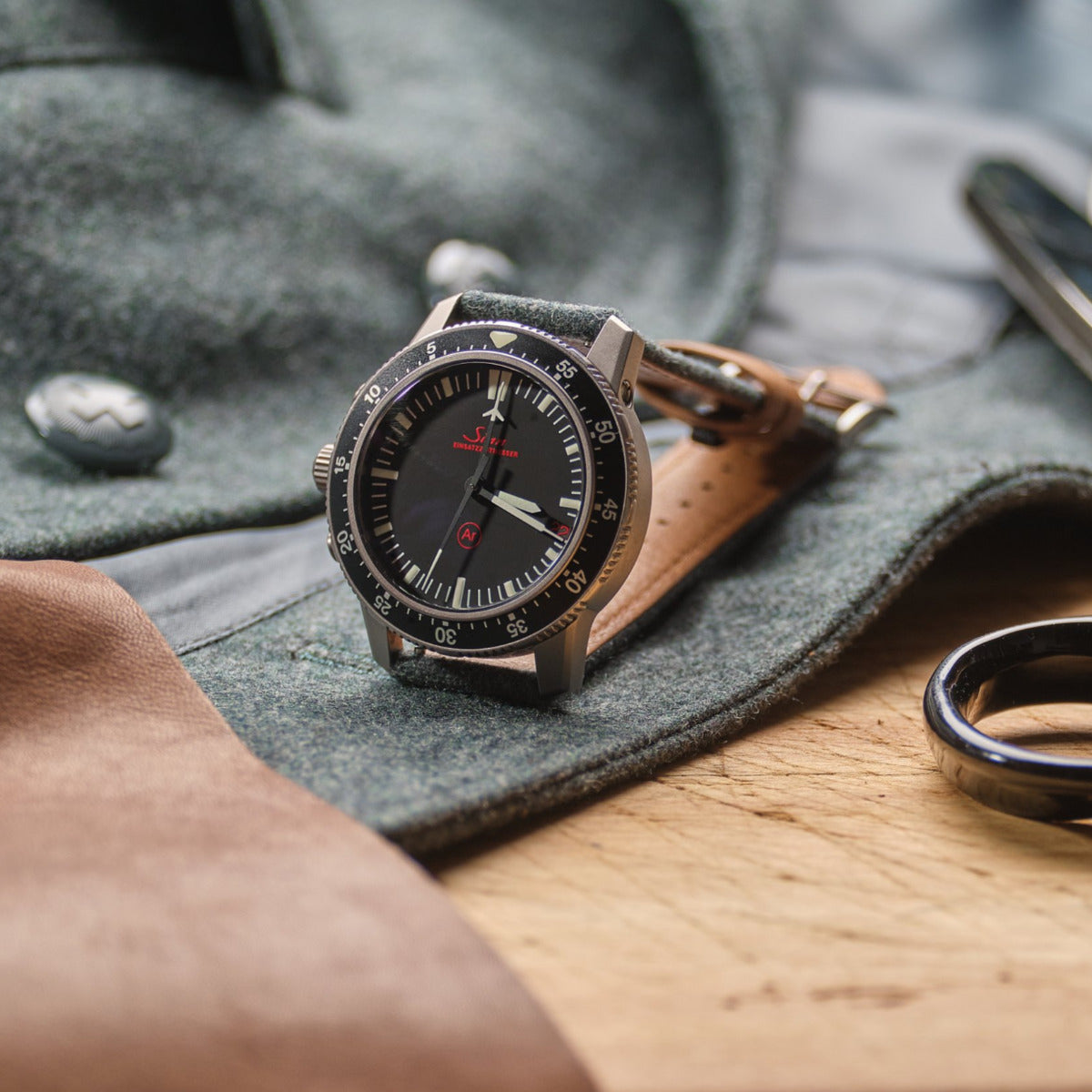 SWISS Military upcycled Loden Weltmann