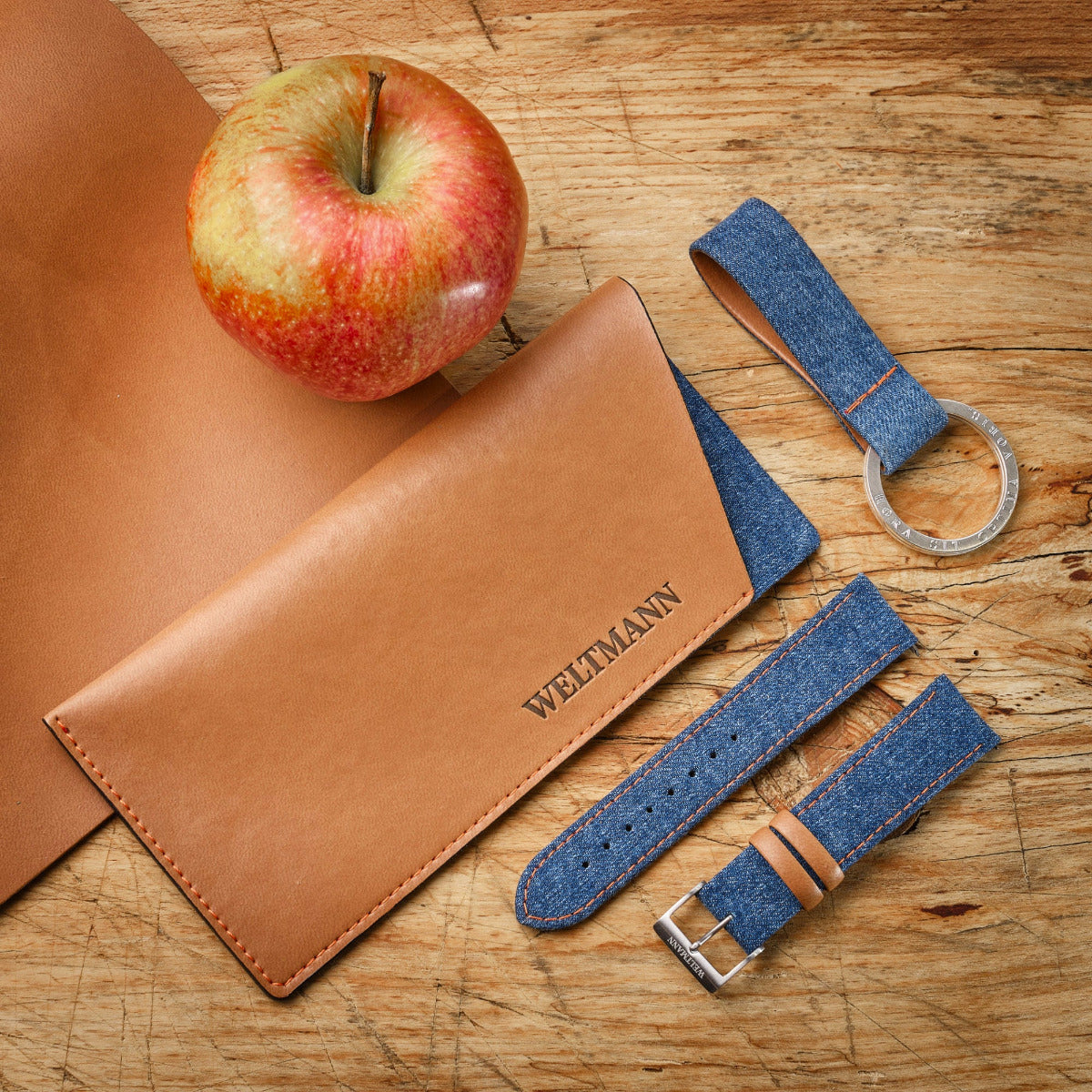 Apple Skin and recycled Denim Weltmann Set