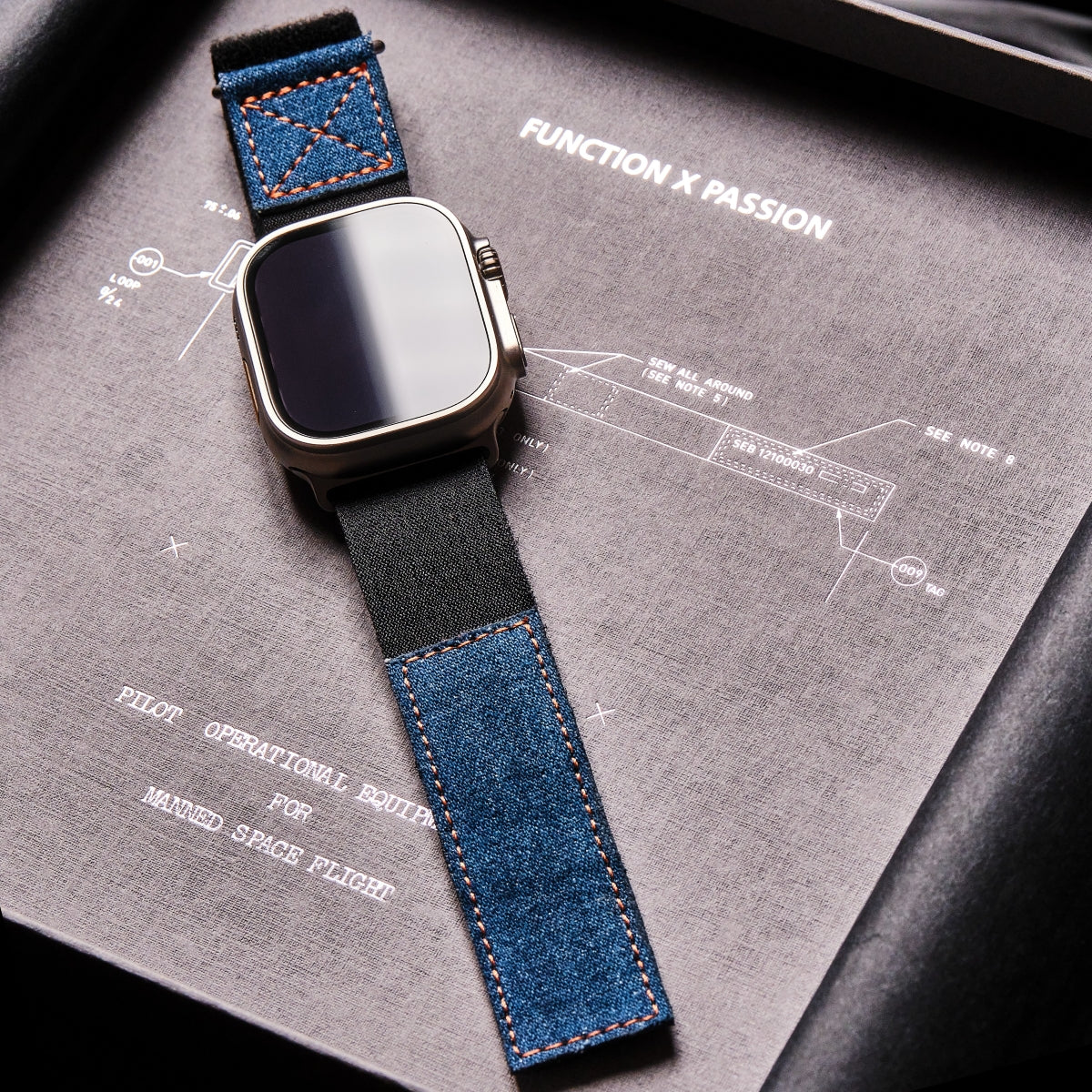 SpacePilot® strap | ULTRA | Fine Italian Denim