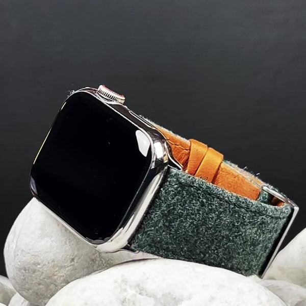 Fine strap | Apple Watch | Upcycled SWISS Military Jacket