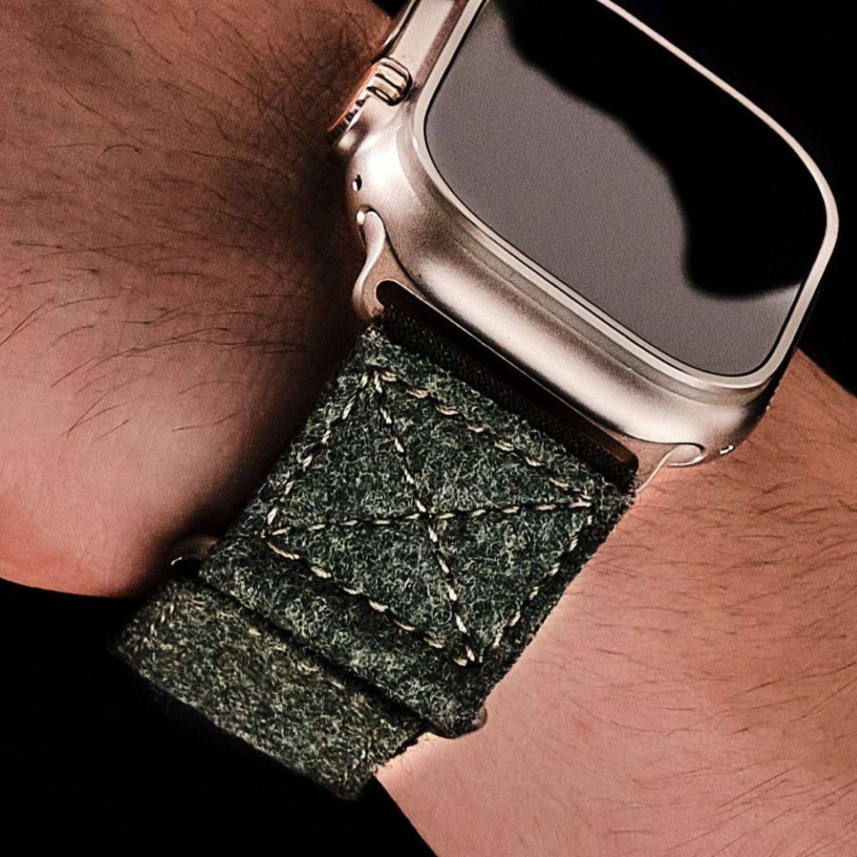 Fine Swiss military loden fabric