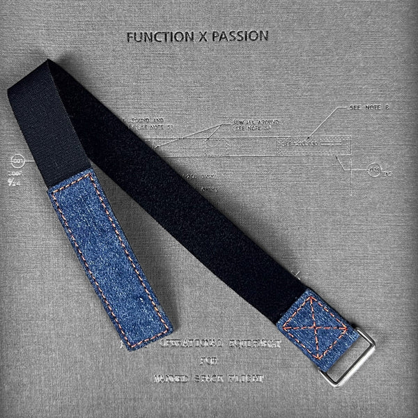 sustainable Denim Velcro strap